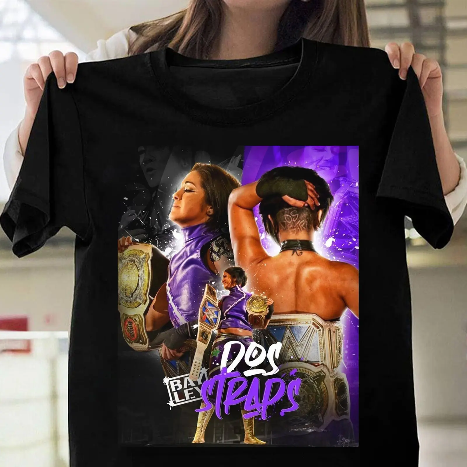 Bailey WWE Graphic T-Shirt – Women’s Wrestling Fanwear Casual Tee