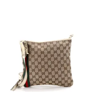 Pre-owned GUCCI material Messenger Bags Jolicoeur Messenger Bag GG Canvas by Rebag