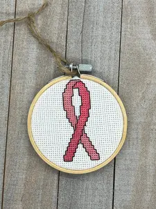 Cancer Awareness Cross Stitch