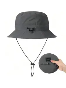 Foldable Fisherman Hat with Backpack Buckle, Unisex Sun Protection Cap, Outdoor Adventure Hat, Multifunctional Buniye Hat for Sunny and Rainy Days, High Quality Hat