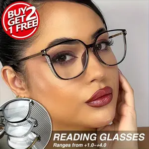 GIGULA 3 pure frame glasses for fashion trends, elegant Korean women's glasses, neutral cat eye computer glasses, Eyeglasses Frames