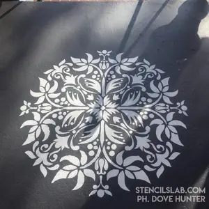 Mandala Stencil - Floor Decor Stencil - Wall Painting Stencils - Medallion Stencil