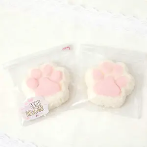 Rumilife Cat Paw Squeezing Toy Kawaii Cat Paw Squishy - Silicone Stress Relief Fidget Toy