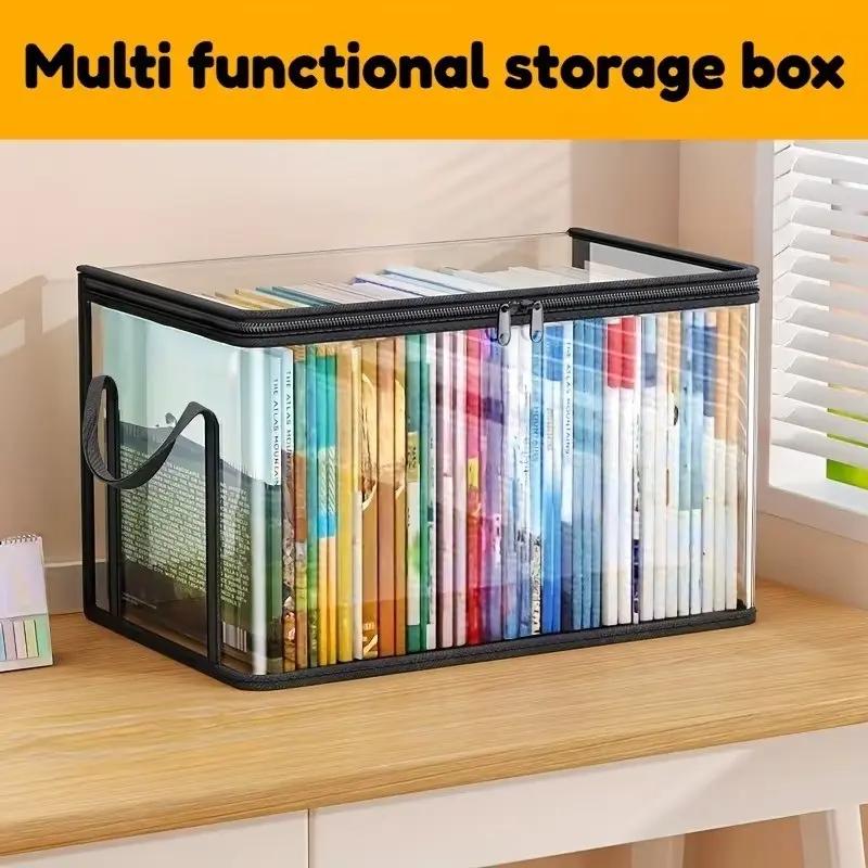 【 Free Shipping 】Large Clear Thick Plastic Storage Box with Hinged Lid, Heavy-Duty Durable High Capacity Organizer, Perfect for Home, Camping, Travel, Attic and Moving 【 Free Shipping 】Large Clear Thick Plastic Storage Box with Hinged Lid, Heavy-Duty Durable High Capacity Organizer, Perfect for Home, Camping, Travel, Attic and Moving