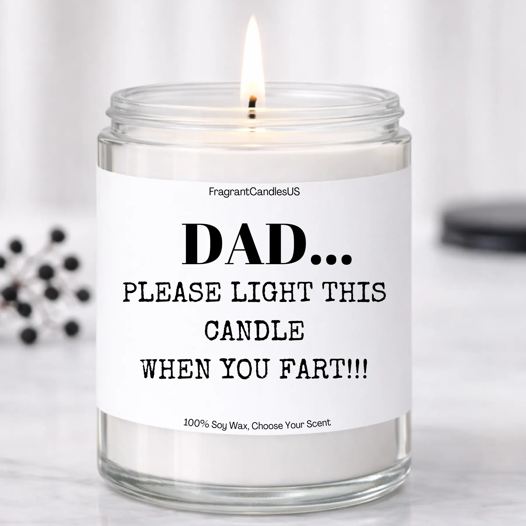 Funny Fathers Day gifts for dad, father funny gifts, fart candles, handmade Organic Scented Soy Candles, Funny gifts for Dad, candle set, dad birthday gift ideas, Christmas gifts for dad, Sage Candle, Joke gifts, Soy candle,  handmade funny candles