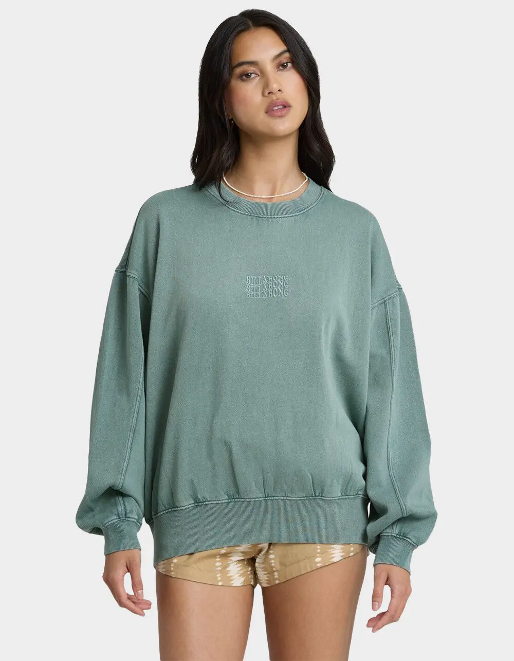 BILLABONG Bleached Out Kendal Womens Crewneck Sweatshirt