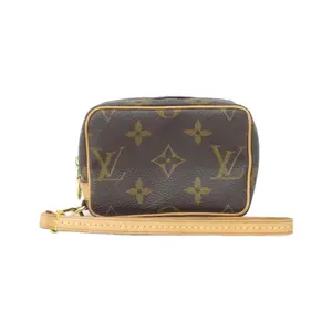 Pre-owned Louis Vuitton Canvas Small Leather Goods Monogram Pouch
