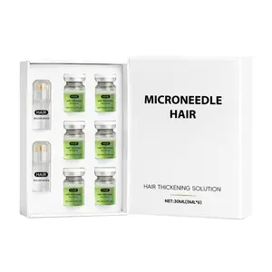 Hair Derma Roller Growth Kit, Microneedle Hair Thickening Solution Serum, Rapid Growth & Nourishment for Thinning Hair stimulator