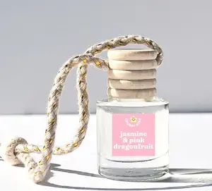 Brazilian Jasmine & Pink Dragonfruit Scented Car Freshener - Soft Floral Jasmine & Fruity Lychee Aroma