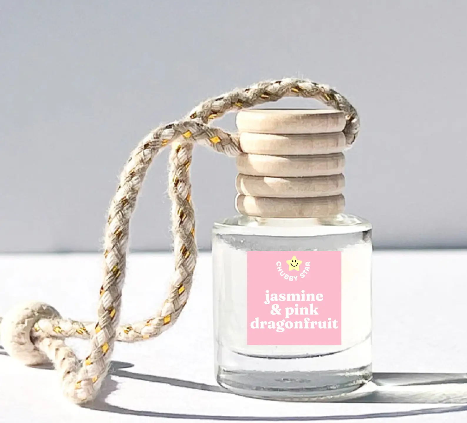 Brazilian Jasmine & Pink Dragonfruit Scented Car Freshener - Soft Floral Jasmine & Fruity Lychee Aroma