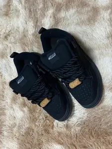 Warrior Casual Shoes for Men, Spring Summer Canvas Low Top Sneakers, Trendy Streetwear Skateboard Shoes, Retro Outdoor Board Shoes