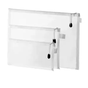 3 Transparent Storage Bags, A4/a5/a6 Zipper File Bags, Puzzle Toy Durable Lightweight Organizer, Pencil Bag, Office Supplies, Gift Bag, Back-To-School Essentials