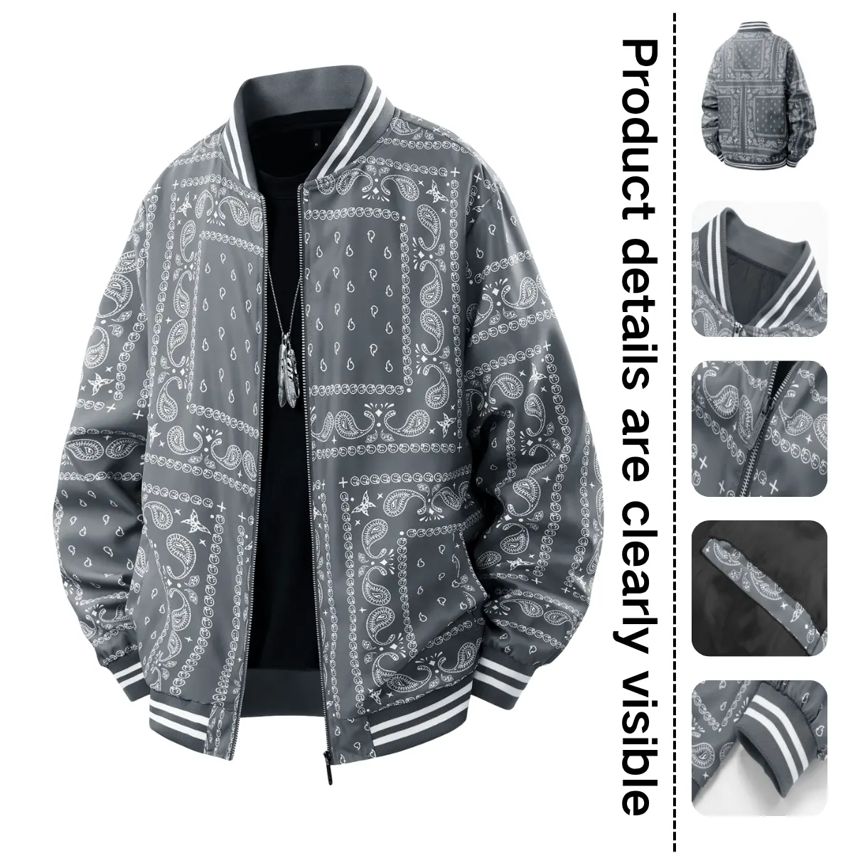 Korean-Style Trendy Jacket with Zippered Front & Hood for Casual Wear - Medium Size Classic Design for Everyday Use Daily, Pocket Utility, Multipurpose, EssentialBasics, AthleisureFit, EverydayLook, SmartCasual