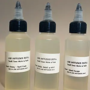 Car Diffuser REFILL BOTTLE ONLY Car Diffuser REFILL BOTTLE ONLY