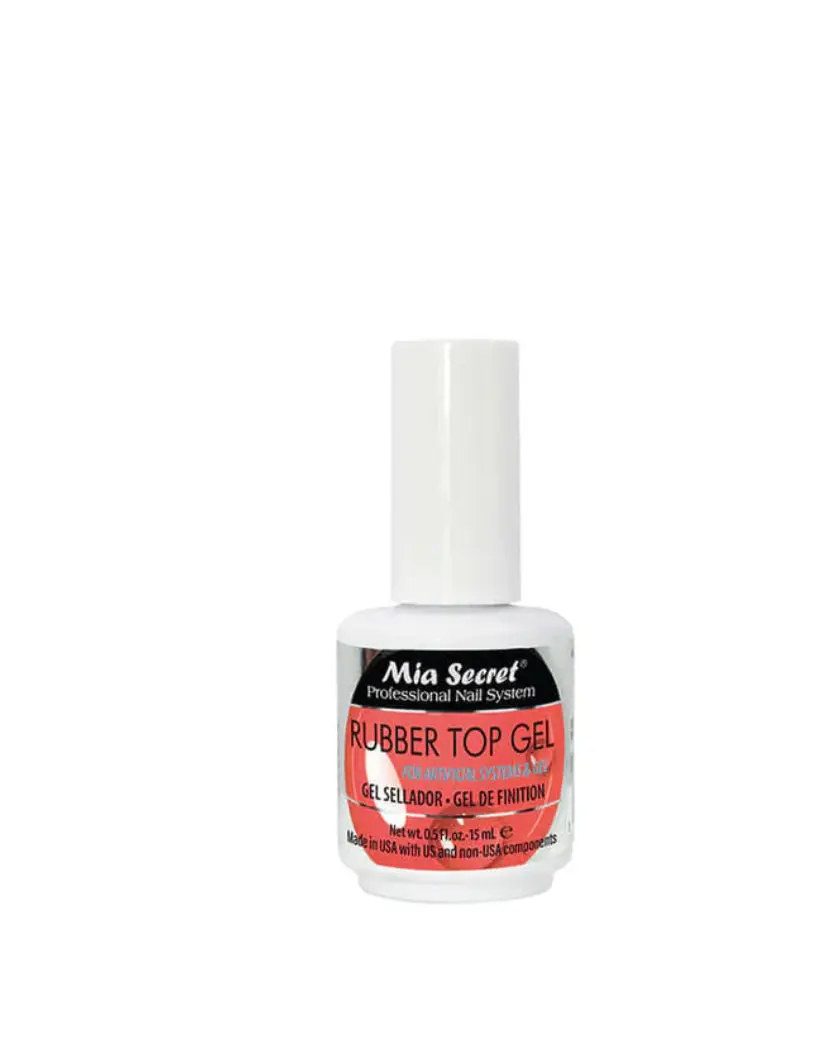 Mia Secret Rubber Base & Top Coat - Gel Top and Base Coat for Gel Nail Art, Manicure & Nail Care Cosmetic Bottle, Polish, Top Gel