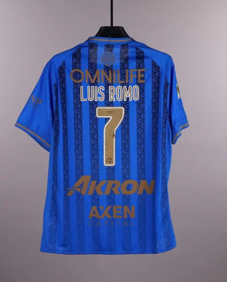 Luis Romo third kit #7 25 26 full logo for men