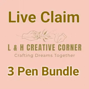 L & H Creative Corner Live Claim Bundle-3 Character Pens Custom Designed Unique Characters Personalized Writing Tools