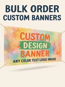 Bulk Custom Banners – Discounts for Large Orders | Any Size, Any Text, Any Design