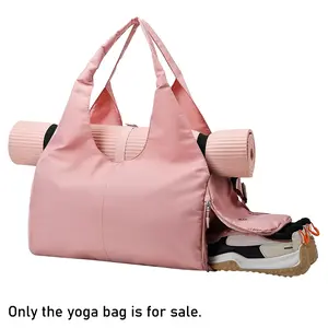 Yoga Mat Bag, Sport yoga Gym Bag for women, Lightweight yoga mat bag carrier with Yoga Strap, Carryall Yoga Tote Bag