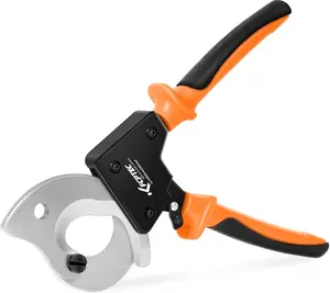 Cutters -Maximum  Area 300mm, Heavy Duty Ratchet Wire Cutters for Aluminum, Copper, and Multi-core Cables,  Design for High-Intensity Use