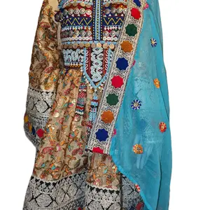 gandi Afghani  Aghan women traditional dress Womenswear Clothing