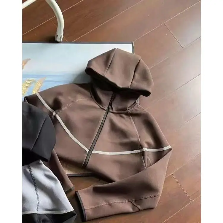 Deep coffee jacket