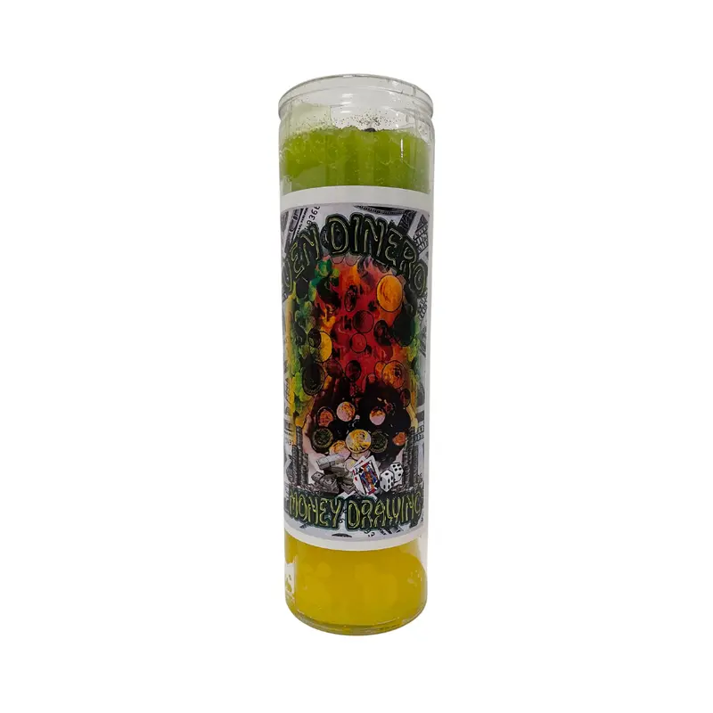 Money Drawing Prepared Candle – Spiritual Candle for Prosperity, Abundance & Financial Opportunities