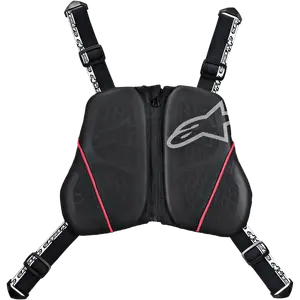 Alpinestars KR-C Chest Harness Protector - Black/White/Red
