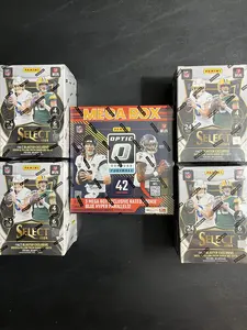 PYT Break - 5 Total Boxes-(1) 2024 Panini Optic Mega Box, (4) 2024 Select Blaster Boxes- Football