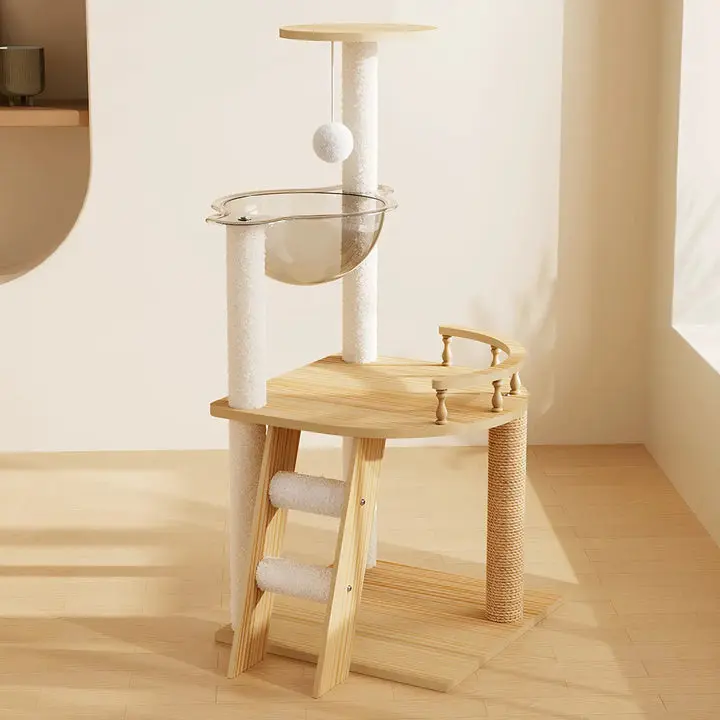 41.3 Inch Cat Tree Tower with Hammock