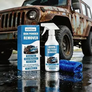 Automotive Rust Remover Spray, Fast-Acting Iron Rust Cleaner for Wheels, Rims, Metal Surfaces, Car Detailing on Most Automotive Finishes, Suitable for Cars & Motorcycles