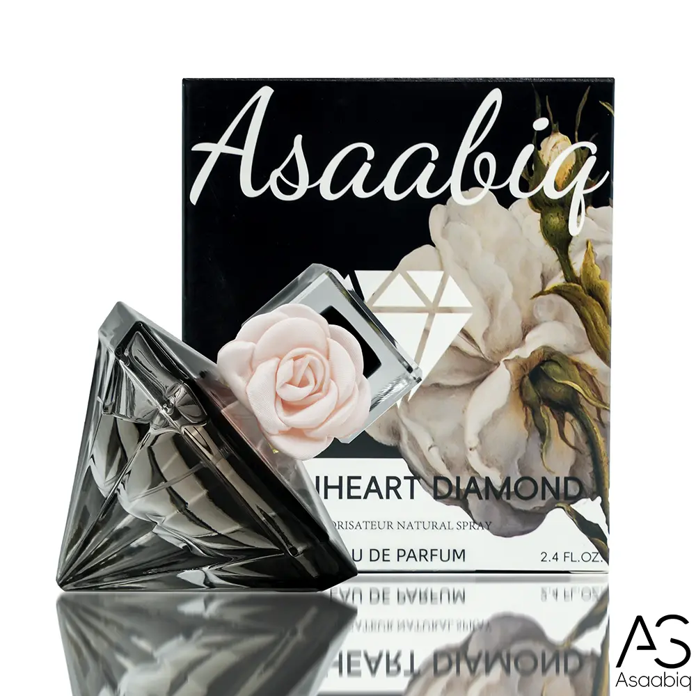 Asaabiq THORNHEART DIAMOND 70ML/2.4FL.OZ Eau de Parfum(EDP) Spicy Woody Luxury Perfume - Grapefruit & Woody Scent with Diamond-Shaped,Lasting Fragrance for Daily, Office & Evening Wear, Elegant Birthday Gift for Women