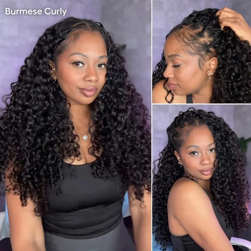 【Lowest Price】Mscoco Feather Crochet Human Hair Extensions Beach Curly/ Indian Curly/ Loose Deep/ Burmese Curly/ Kinky Curly Pre-Separated Reusable Miracle Knots Boho Braids Summer Hairstyles For Black Women #Sohochic