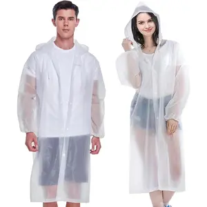 Rain Coats (2 Pack) - Reusable EVA Rain Ponchos for Adults Rain Jackets Raincoats for Men Women