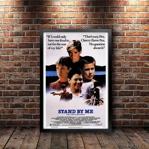 Vintage Stand By Me Movie Poster - Retro Art Print For Film S - Wall Decor Ready To Hang Without Frame