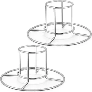 Beer Can Chicken Rack, 2-Piece Stainless Steel, Durable & Portable, Dishwasher Safe, Ideal for Grilling, Smoking, Baking, Barbecue Utensils, Grilling Tools, Grilling Accessories