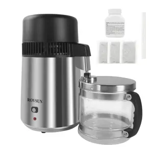 [FLASH SALE] ROVSUN 1.1 Gallon Water Distiller Countertop Silver