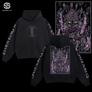 [Soulsborne Style] Vintage Grim Style Starscourge General Radahn - Elden Ring Unisex Hoodie, Soulsborne Gaming Apparel, Game Shirt, Video Game Clothes, Boy Merch, Gift For Him, Gift For Her, Soulslike Streetwear