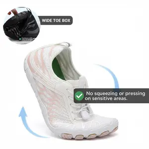 Minimalist Water Shoes for Bunion Relief Women Wide Toe Box Zero Drop Barefoot Shoes for Standing All Day Comfortable Breathable Daily Casual Footwear,Walking Sneakers Trending Shoes