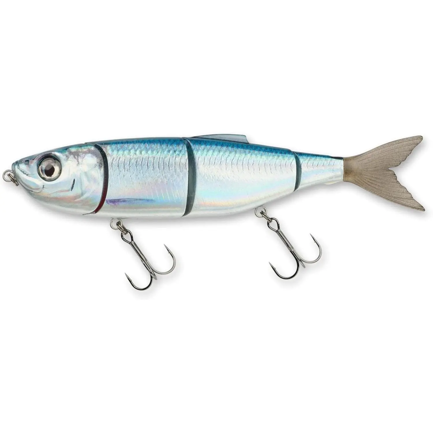Savage Gear 4Play Pro Fishing Hard Bait - 3/4 oz Sexy Baitfish - Lifelike Action & Segmented Body Design - SG ST36 Trebles - 5in Length