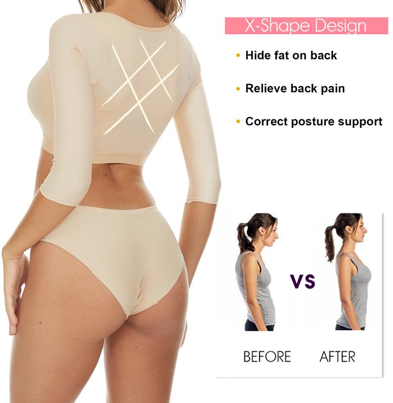 Arm Shaper for Women Post Surgery Arm Lipo Compression Sleeves Slimming Arm Faja Front Closure Shapewear Bra Arm Shaper for Women Post Surgery Arm Lipo Compression Sleeves Slimming Arm Faja Front Closure Shapewear Bra