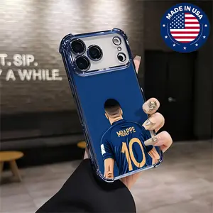 Mbappé France 10 Aesthetic Design Pattern Casing For iphone 16 15 14 13 12 Plus Pro Max Flaunt Mobile Phone Case TPU Drop Protection Shockproof Protector Vintage unique Fashion Trend Anti-scratch Stylish Smartphone Cover