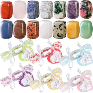 28 Pack DIY Gem Candy-Shaped Set Valentines Day Gifts for Kids, Valentine's Day Cards with Gemstone for School Classroom Class Party Favor, Valentine Rock Crystal Gift Exchange for Boys Girls