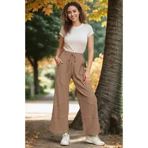 BLUMIN Soft Striped Drawstring Bottoms