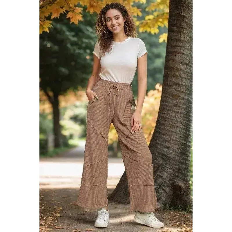 BLUMIN Soft Striped Drawstring Bottoms