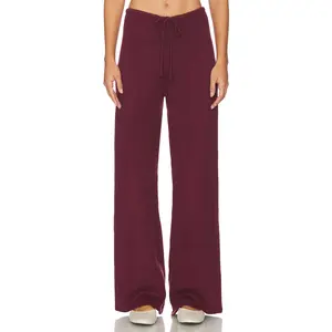 SNDYS Maja Knit Pant in Cherry Lacquer