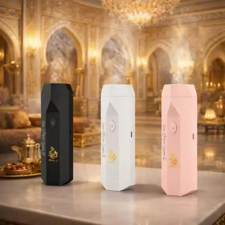 2-in-1 Multi-Functional Bakhoor Incense Burner - Portable Modern Diffuser, Aromatic Scents Fragrance Device, Space-Saving Stress Relief, Indoor Home Room Ambiance Enhancer