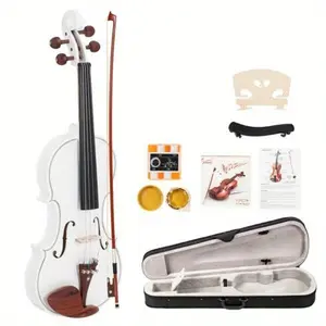 GV103 4/4 Spruce Panel Violin Matte White