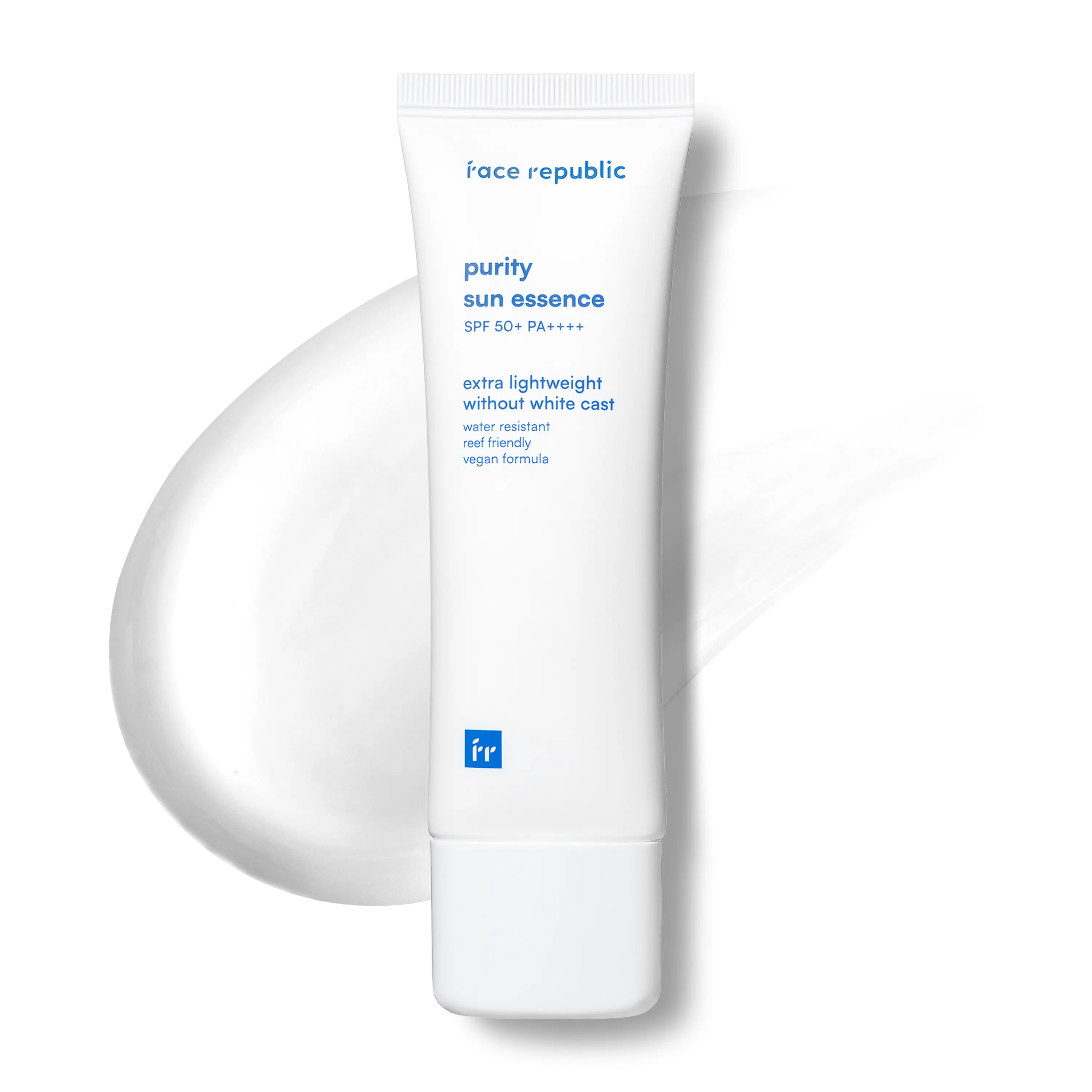 [Official Face Republic Partner] Purity Sun Essence 50ml 1.69fl.oz. | SPF50+ Broad Spectrum UV Protection | No White Cast | Water Resistant | Vegan Certified, Reef Safe, Cruelty Free | Non-greasy | Korean Skin Care