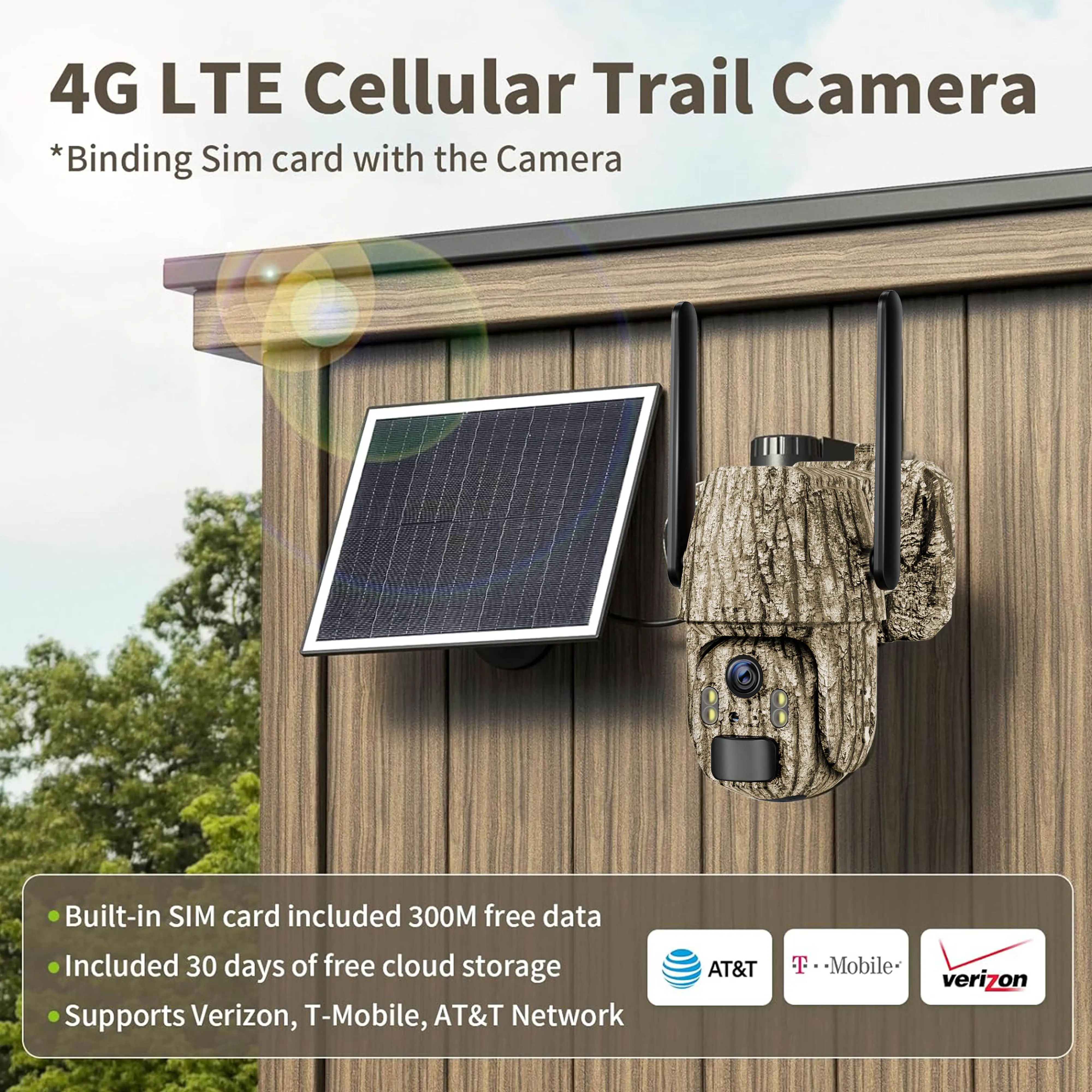 GLEEMALL 4G LTE Cellular Trail Cameras 2K 360° View Live Streaming Game Camera Built-in SIM Card with Motion Activated Color Night Vision Remote Phone Access Solar Trail Camera GLEEMALL 4G LTE Cellular Trail Cameras 2K 360° View Live Streaming Game Camera Built-in SIM Card with Motion Activated Color Night Vision Remote Phone Access Solar Trail Camera